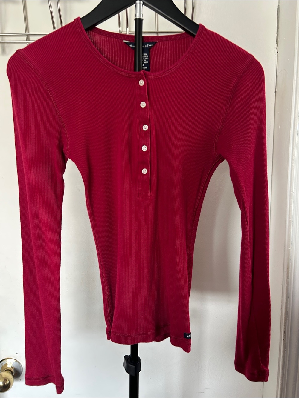 Abercrombie & Fitch 100% Cotton Long Sleeve Top
